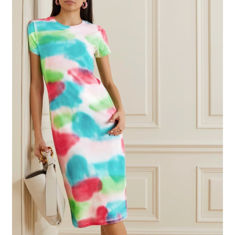 NWOT The Elder Statesman Cascade Dye Dress